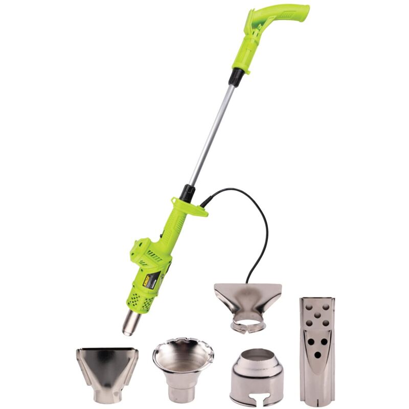foto del prodotto kinzo garden 3 in 1 diserbante per attrezzi da giardino bruciatore per erbacce elettrico e accenditore per barbecue, patio, fino a 360 2000 watt