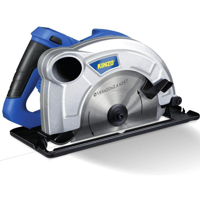 foto del prodotto kinzo sega circolare con guida parallela 230 v taglialaminato per tagli dritti 1200 w