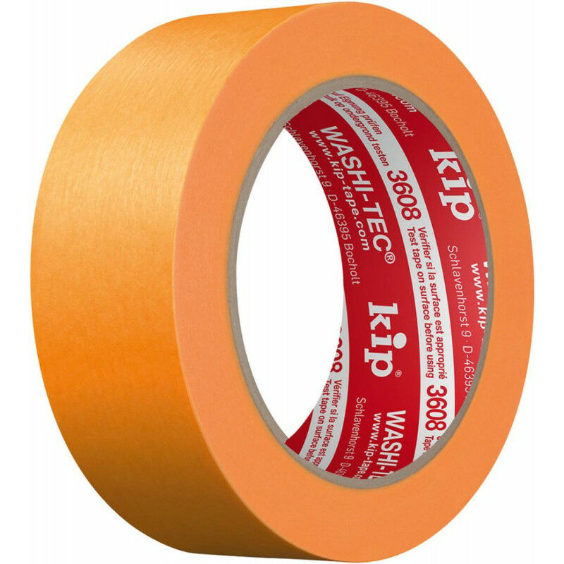 foto del prodotto kip washi tec standard goldkrepp orange 36 mm x 50 m