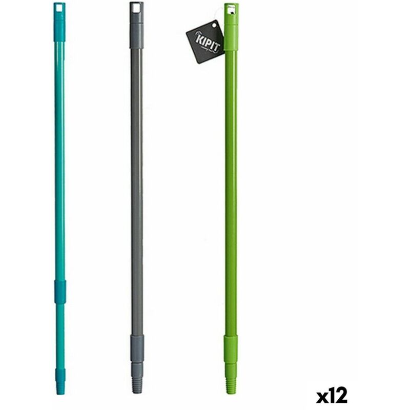 foto del prodotto kipit mazza per la scopa cc16890 b metallo plastica 120 cm estensibile 12 unit 