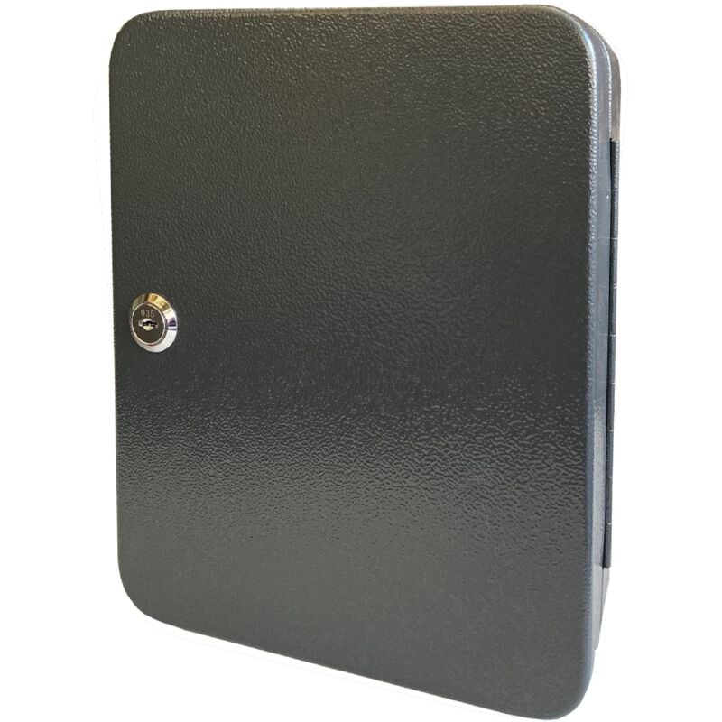 foto del prodotto kippen 10001na armadietto portachiavi con 24 ganci. colore antracite. dimensioni 250x75x200 mm