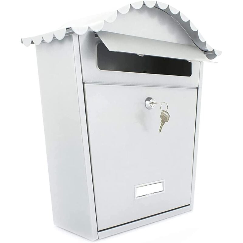 foto del prodotto kippen 10006gs cassetta postale modello armony, silver, dimensioni 370x130x360 mm