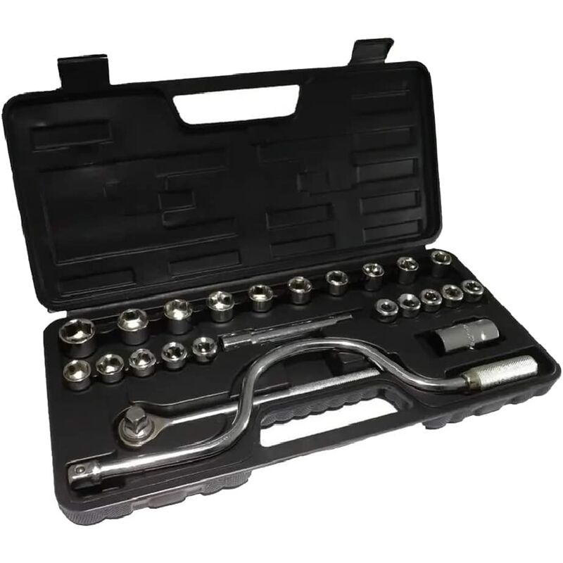 foto del prodotto kippen 1242bs set da 25 pezzi di chiavi a bussola con accessori.