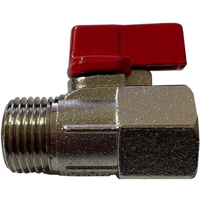 foto del prodotto kippen 5004b mini valvola a sfera in ottone. attacco m f da 1 2 