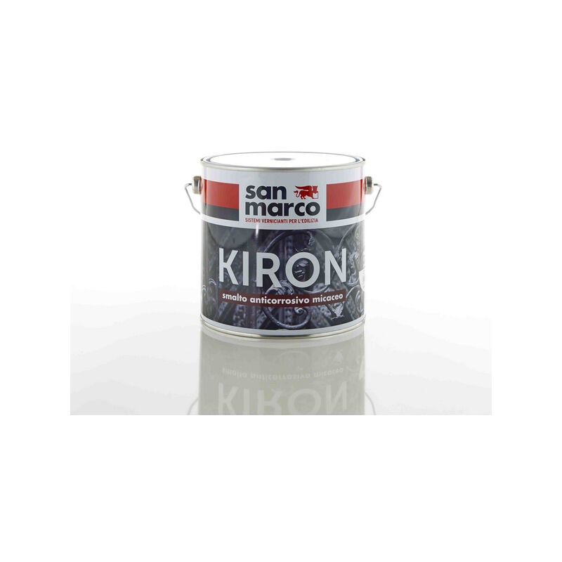 foto del prodotto kiron smalto ferromicaceo per ferro g.g. grafite conf. 0,75 lt