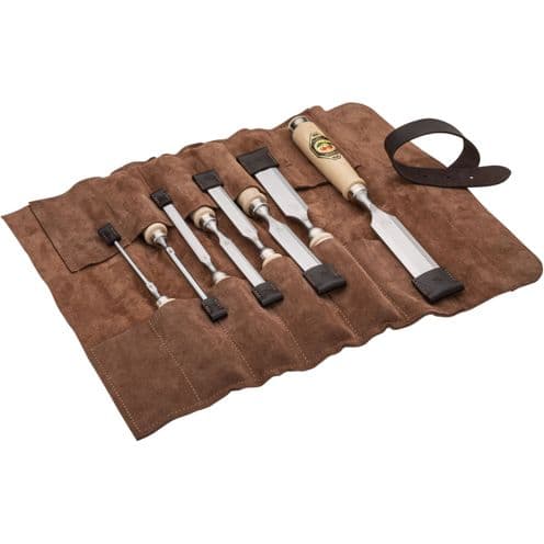 foto del prodotto kirschen set scalpelli 8 pz. custodia 4 6 10 12 16 20 26 30