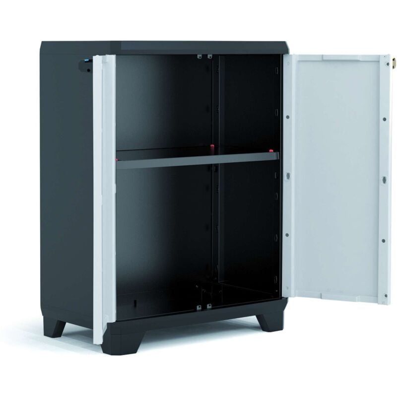 foto del prodotto kis armadio linear basso con 1 ripiano regolabile 68x39x h 90cm