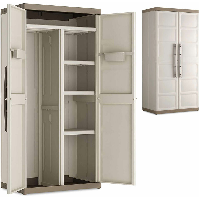 foto del prodotto kis armadio utility 89x54xh182cm.grigio tortora