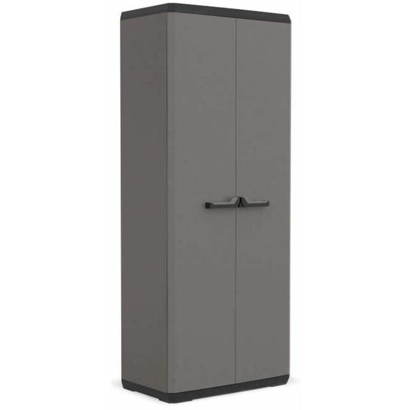foto del prodotto kis keter armadio utility piu grigio 68x39x166h