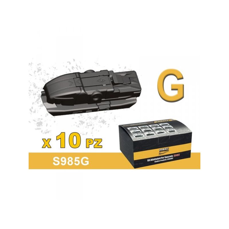 foto del prodotto kit 10 attacchi g per spazzole tergicristallo carall s985 flat e t191 ibrida