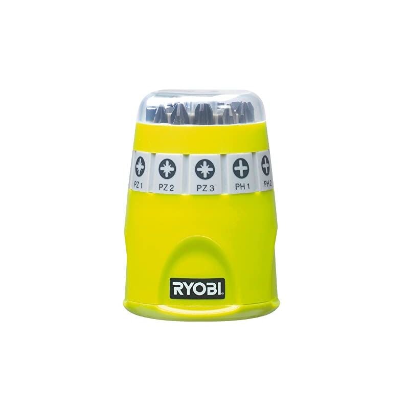 foto del prodotto kit 10 bits avvitatura ph pz t porta inserto 60mm ryobi