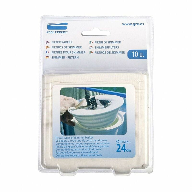 foto del prodotto kit 10 filtri skimmer gre