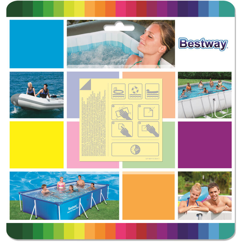 foto del prodotto kit 10 toppe riparazione piscina sottacqua
