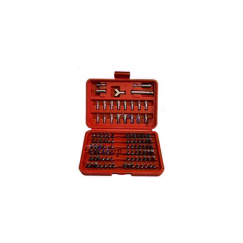 foto del prodotto kit 100 inserti per cacciavite avvitatore a batteria in valigetta