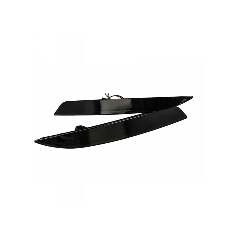 foto del prodotto kit 2 fanali posteriori a led nero fume per opel astra j hatch 2010 2015 oem 13262018