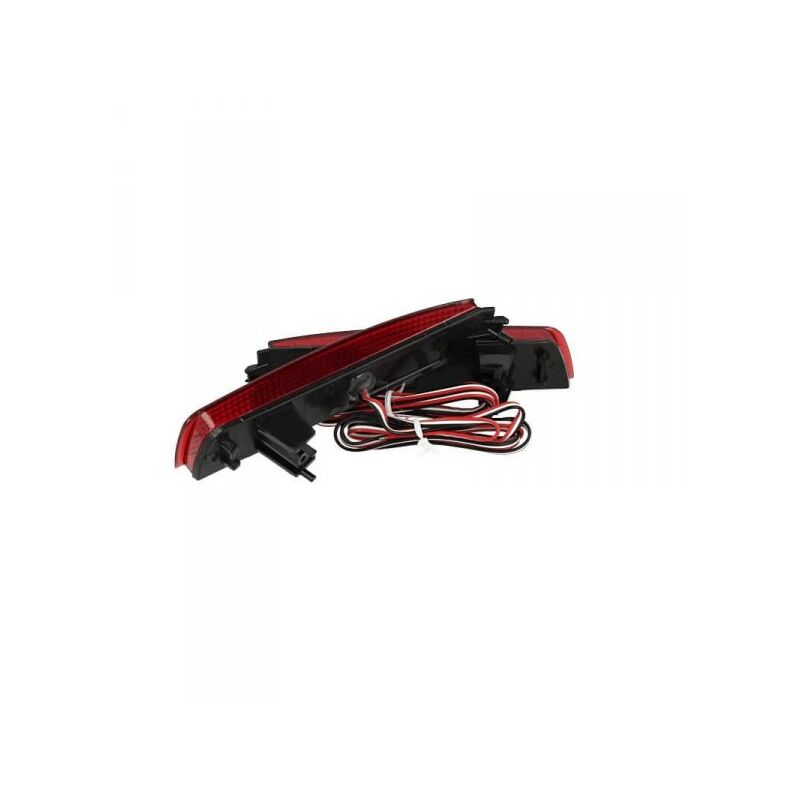 foto del prodotto kit 2 fanali posteriori a led rosso per nissan juke murano sentra sentra infiniti fx35 fx37 fx50 qx70 sostituzione riflettore catarifrangente