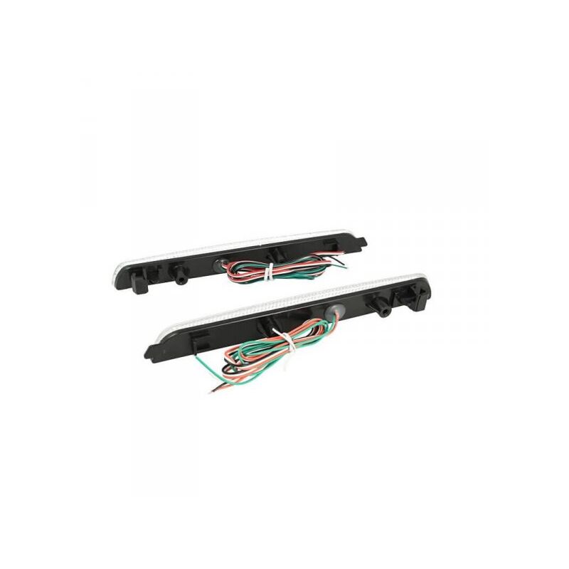 immagine 0 del prodotto kit 2 fanali posteriori a led trasparente per mazda 3 axela bk rear bumper tail brake reflector light