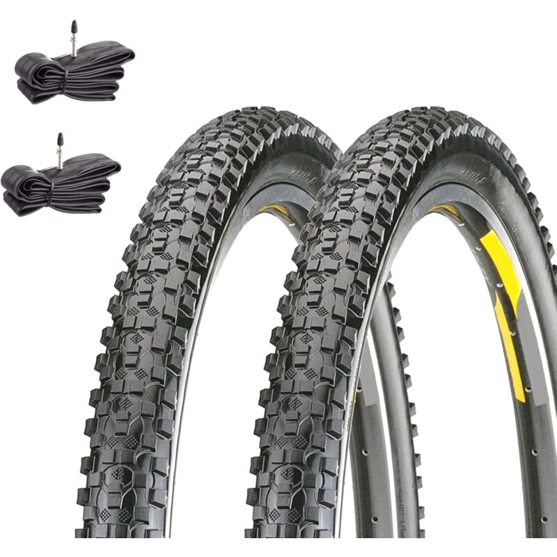 foto del prodotto kit 2 pneumatici mtb bici bicicletta 29 x 2.10 k1027 copertoni 2 camere