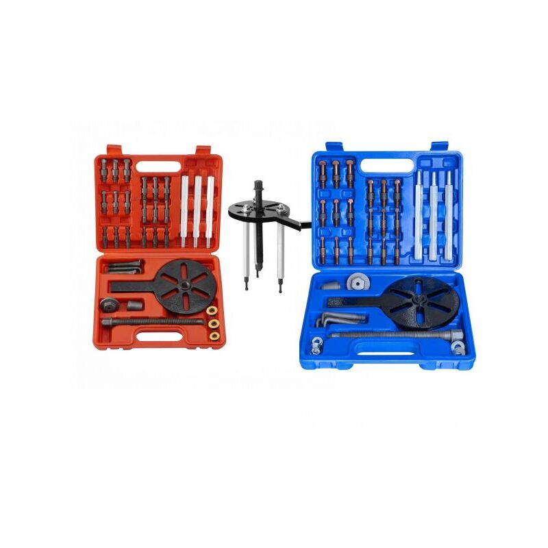foto del prodotto kit 21 pz estrattore disclocatore separatore cuscinetti estrattori a 3 ganasce