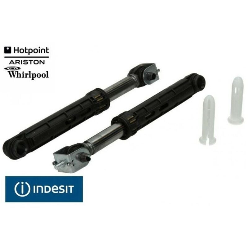 foto del prodotto kit 2pz ammortizzatori lavatrice ariston indesit con staffette