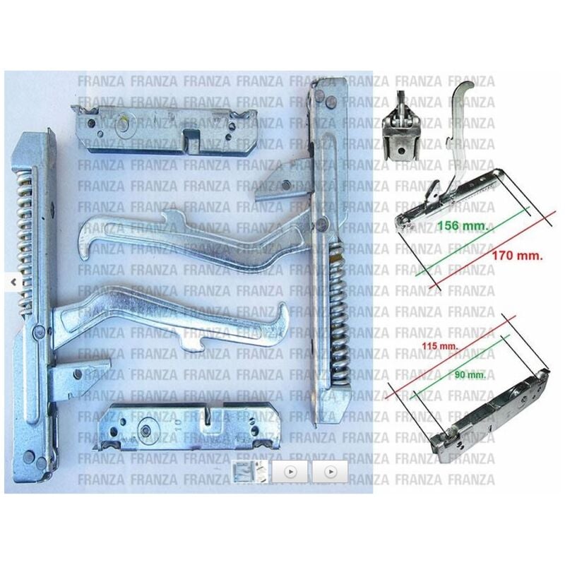 foto del prodotto kit 2pz cerniera molla porta forno cucina nardi fratelli onofri