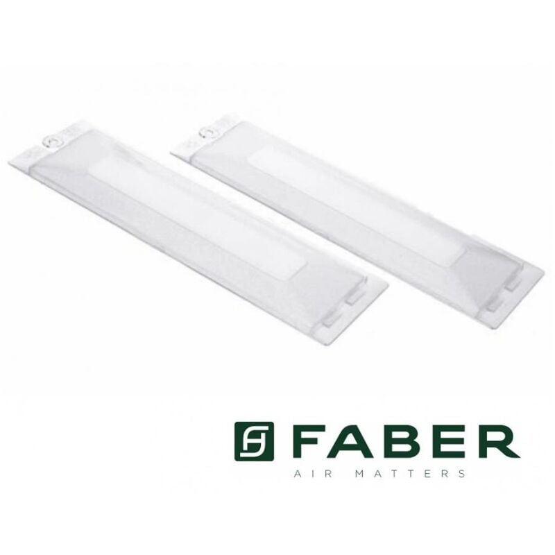 foto del prodotto kit 2pz plafoniera cappa misura 178 x 50 mm faber 1330016910