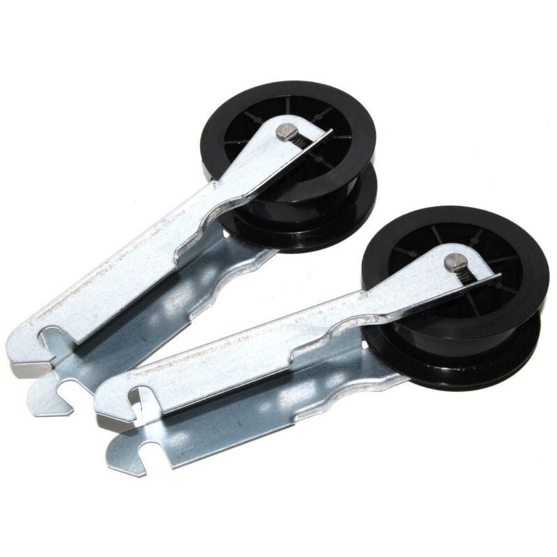 foto del prodotto kit 2pz puleggia tendicinghia ruote lavatrice asciugatrice candy hoover 06017597