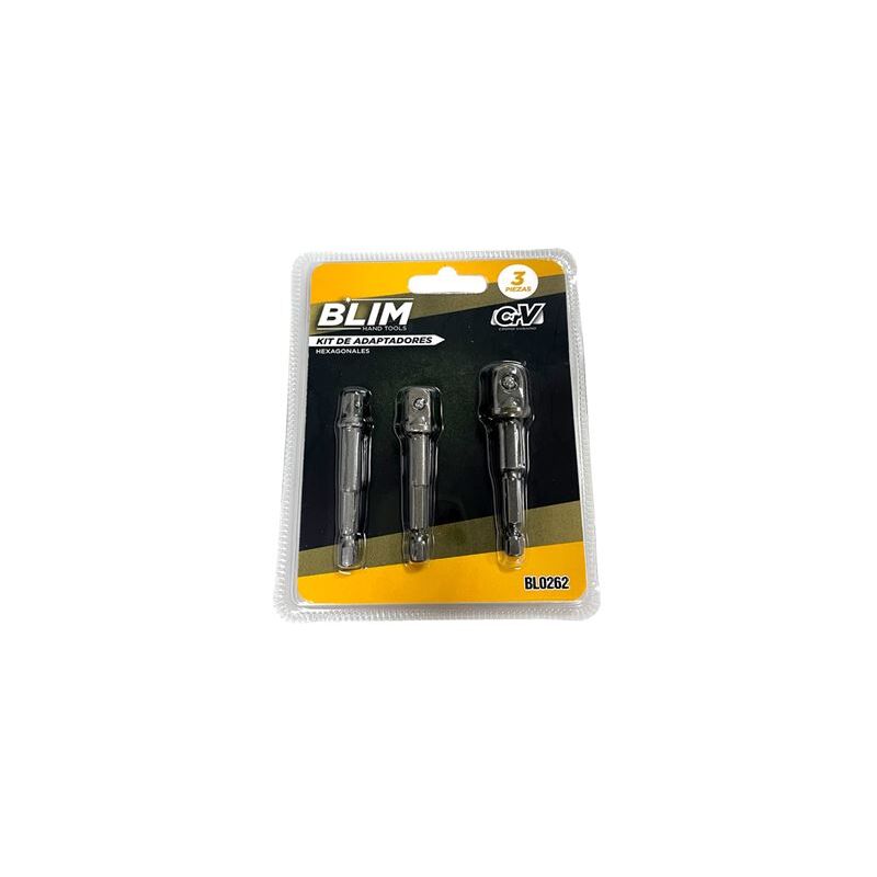 foto del prodotto kit 3 adattatori da 1 4 es. a 1 4 3 8 1 2 blim
