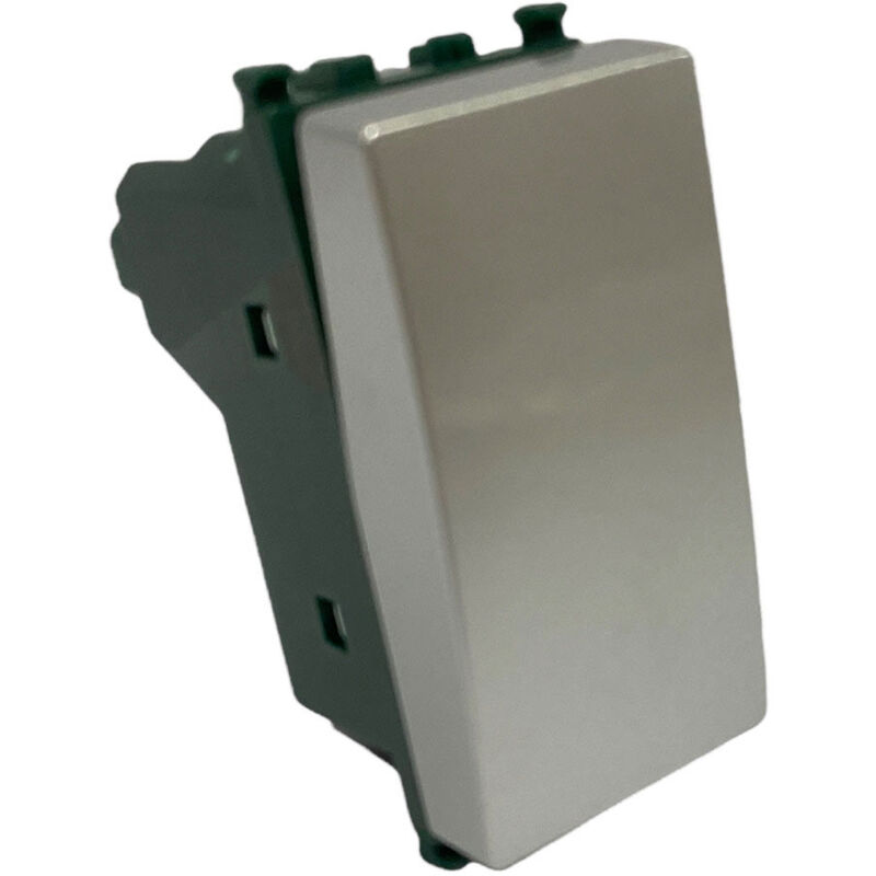 immagine 0 del prodotto kit 3 interruttore unipolare silver compatibile con vimar plana pulsante 1p 16ax 250vac