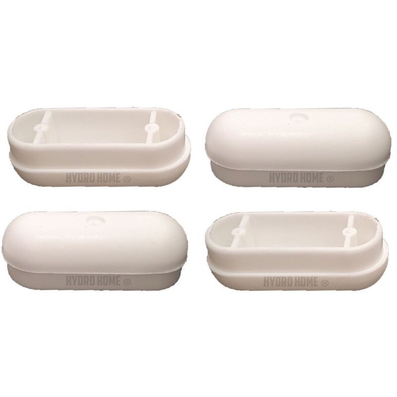 foto del prodotto kit 4 pezzi paracolpi par001 rettangolari bianchi in plastica per copriwater sedile wc