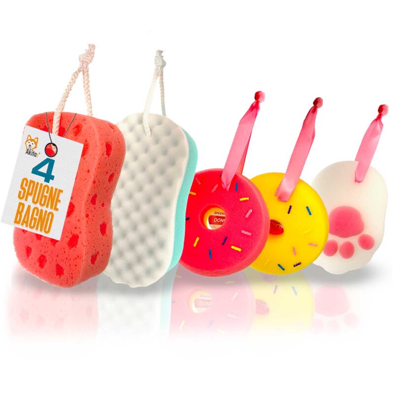 foto del prodotto kit 4 spugne family