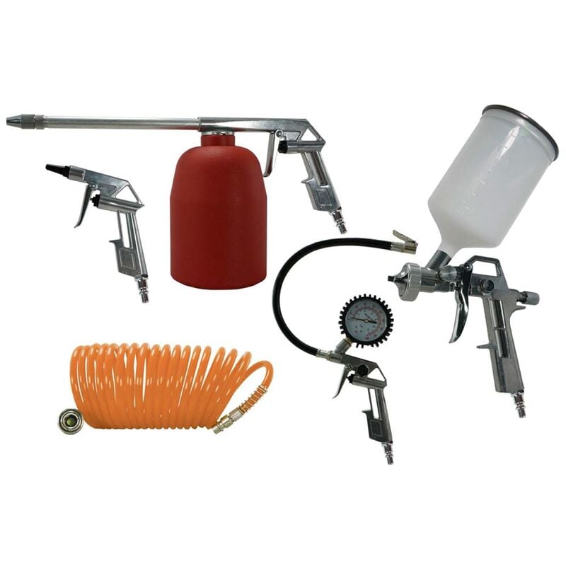 foto del prodotto kit 5 utensili pneumatici foxcot per compressore aria