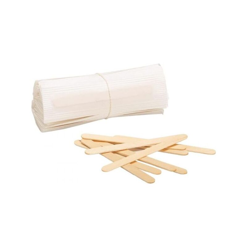foto del prodotto kit 500 palette palettine in legno per caffe imbustate biodegradabile 64274