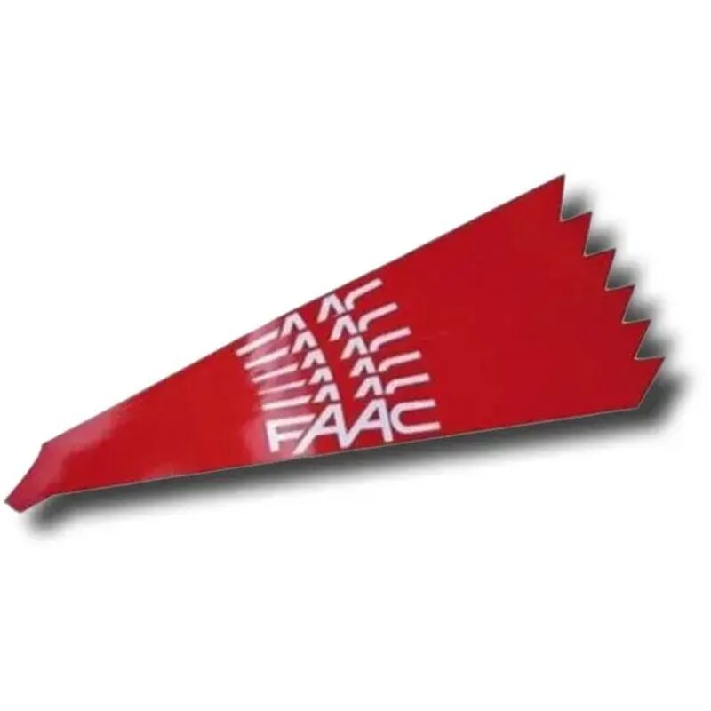 foto del prodotto kit 6 adesivi catarifrangenti a visibilità notturna per aste faac 490117