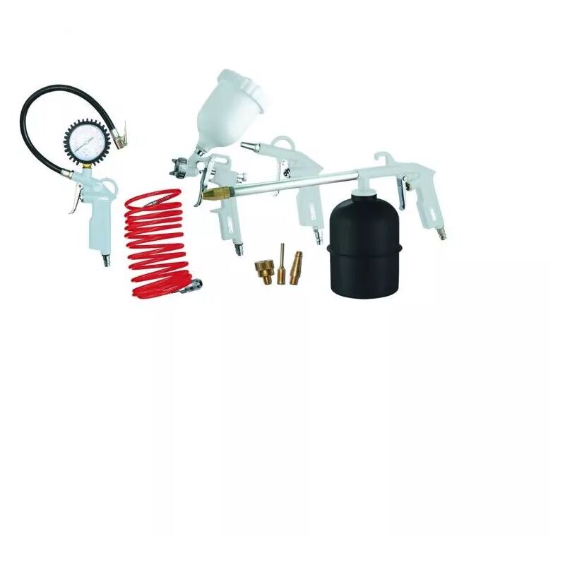 foto del prodotto kit 8 accessori abac per compressore