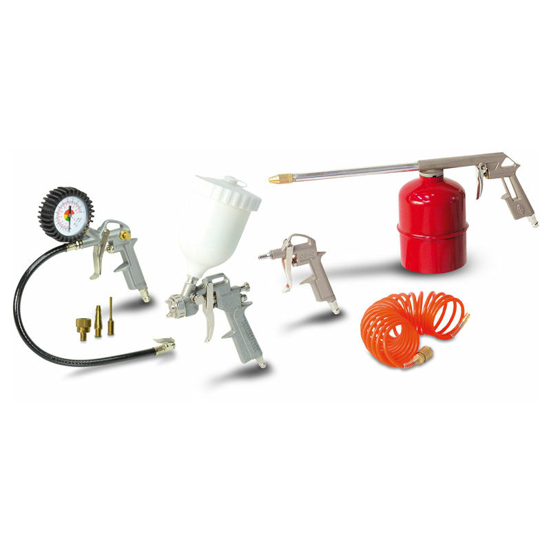 foto del prodotto kit 8 utensili pneumatici stanley per compressore aria