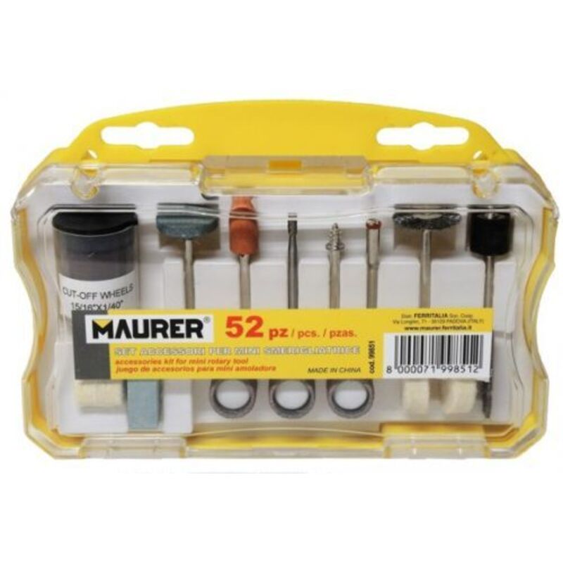 foto del prodotto kit accesorios multiherramienta 52 piezas 