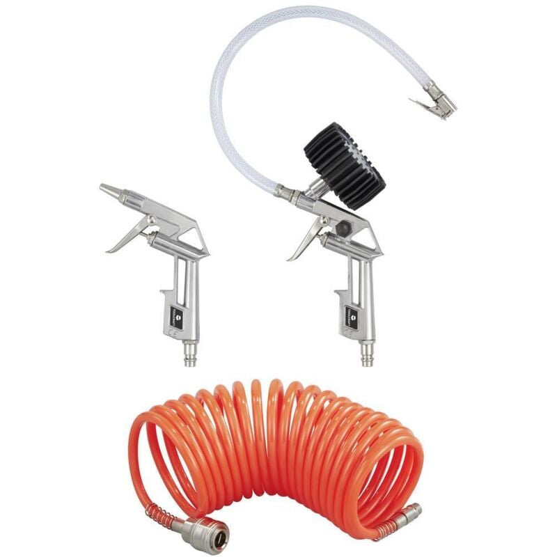 foto del prodotto kit accessori per aria compressa 12 bar toolcraft