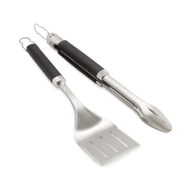 foto del prodotto kit accessori pinza e paletta weber precision in acciaio inossidabile