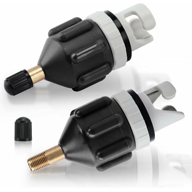 immagine 0 del prodotto kit adattatore per kayak da 2 pezzi, valvola adattatore sup, convertitore pompa di gonfiaggio per canoe, stand up paddleboard