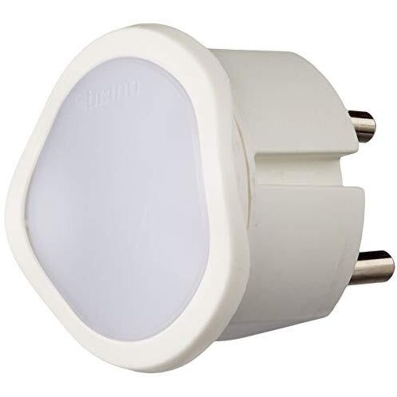 foto del prodotto kit - adattatore spina standardd tedesca crepuscolare dimmer colore bianco s3625da - bticino
