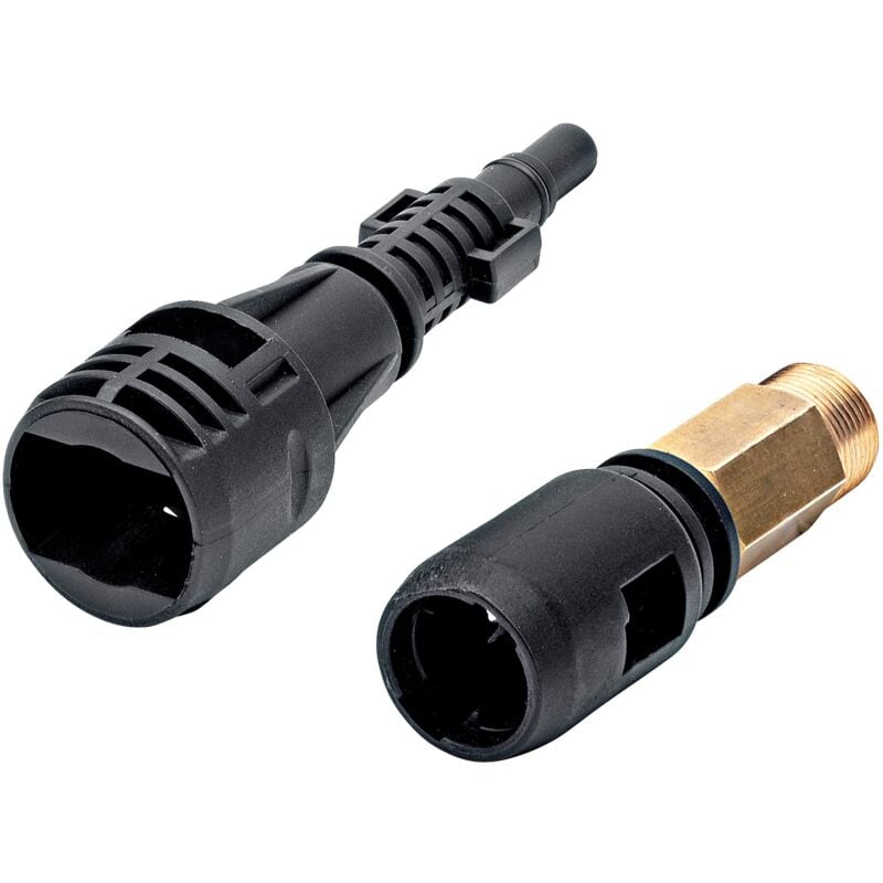 foto del prodotto kit adattatori per idropulitrici stanley con accessori di altri brand, nero