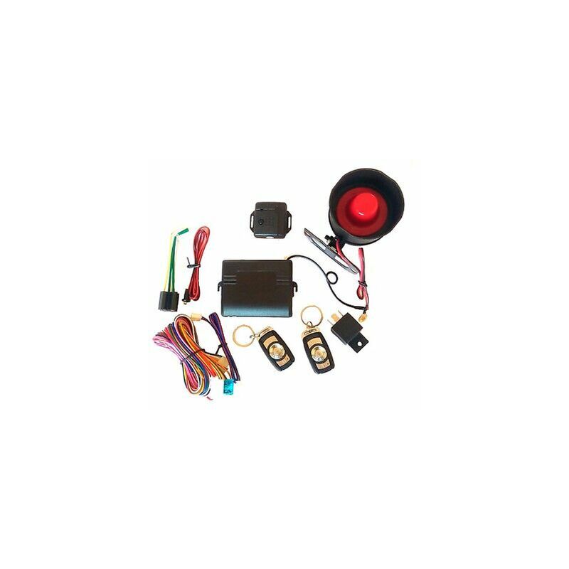 foto del prodotto kit allarme antifurto auto universale furgone camper roulotte 2 telecomandi