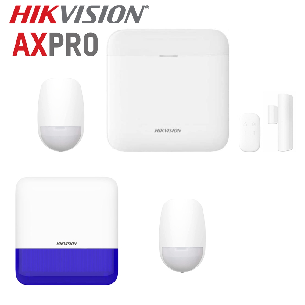 foto del prodotto kit allarme antifurto wireless hikvision ax pro senza fili