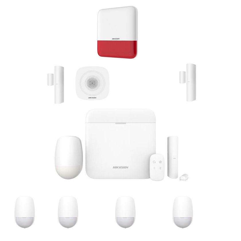 foto del prodotto kit allarme casa wireless ax pro hikvision gsm senza fili negozio