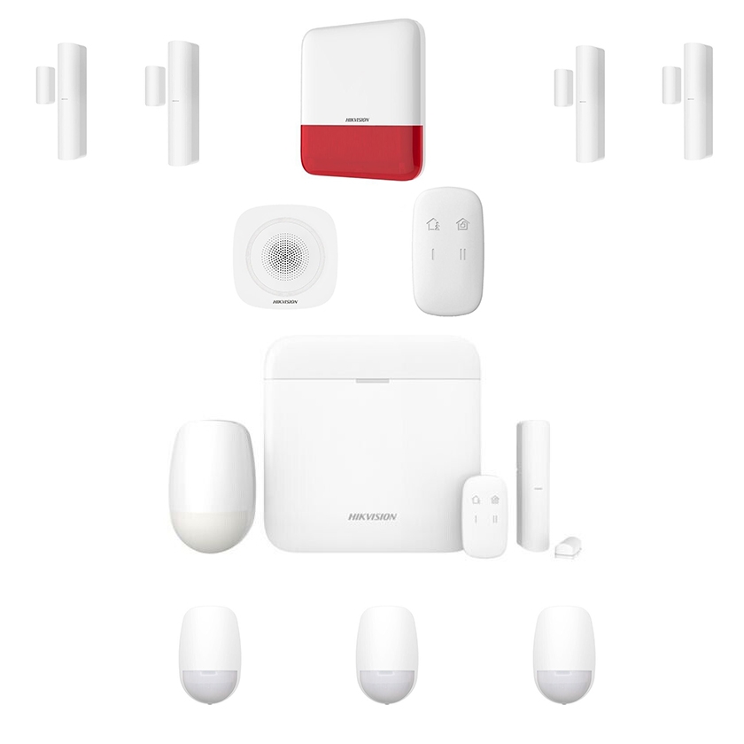 foto del prodotto kit allarme senza fili ax pro hikvision casa gsm wireless negozio