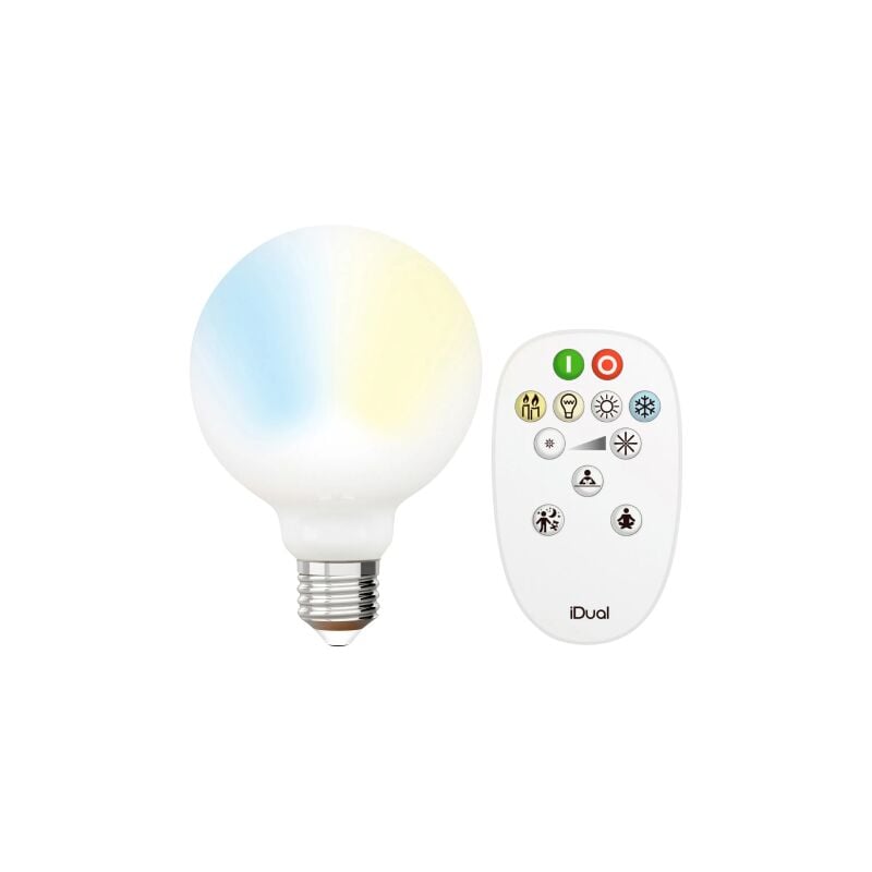 foto del prodotto kit ampoule led globe g95 e27 idual opale