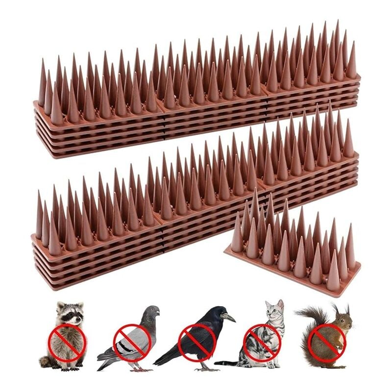 foto del prodotto kit anti piccioni da balcone in plastica, 5 m, anti piccioni, repellente per uccelli, piccioni anti gatti, repellente per uccelli per spaventare