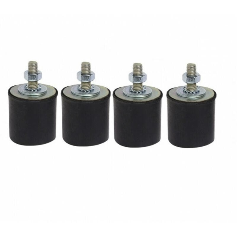 foto del prodotto kit antivibranti a pavimento 4pz per condizionatore unita esterna clima 40x40