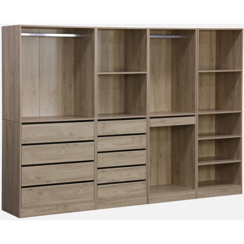 foto del prodotto kit armadio modulare con 4 unit 